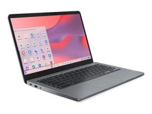 Lenovo 14e Chromebook Gen 3 82W6 - Intel N-series - N200 / jusqu'à 3.7 GHz - Chrome OS - UHD Graphics - 8 Go RAM - 128 Go eMMC - 14" IPS 1920 x 1080 (Full HD) - Wi-Fi 6E - gris orage - clavier : Français - 82W60006FR - Netbook