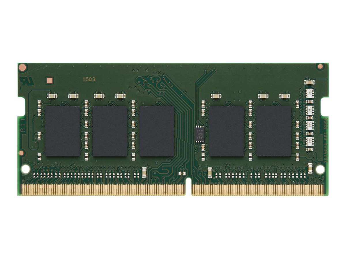 Kingston Server Premier - DDR4 - module - 8 Go - SO DIMM 260 broches - 2666 MHz / PC4-21300 - CL19 - 1.2 V - mémoire sans tampon - ECC - KSM26SES8/8MR - Mémoire pour ordinateur portable