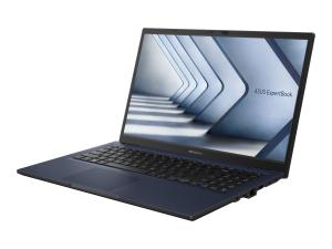 ASUS ExpertBook B1 B1502CVA-BQ0188X - Conception de charnière à 180 degrés - Intel Core i3 - i3-1315U / jusqu'à 4.5 GHz - Win 11 Pro - UHD Graphics - 8 Go RAM - 256 Go SSD NVMe - 15.6" 1920 x 1080 (Full HD) - Gigabit Ethernet - Wi-Fi 6, Bluetooth - noir étoilé - 90NX06X1-M006K0 - Ordinateurs portables