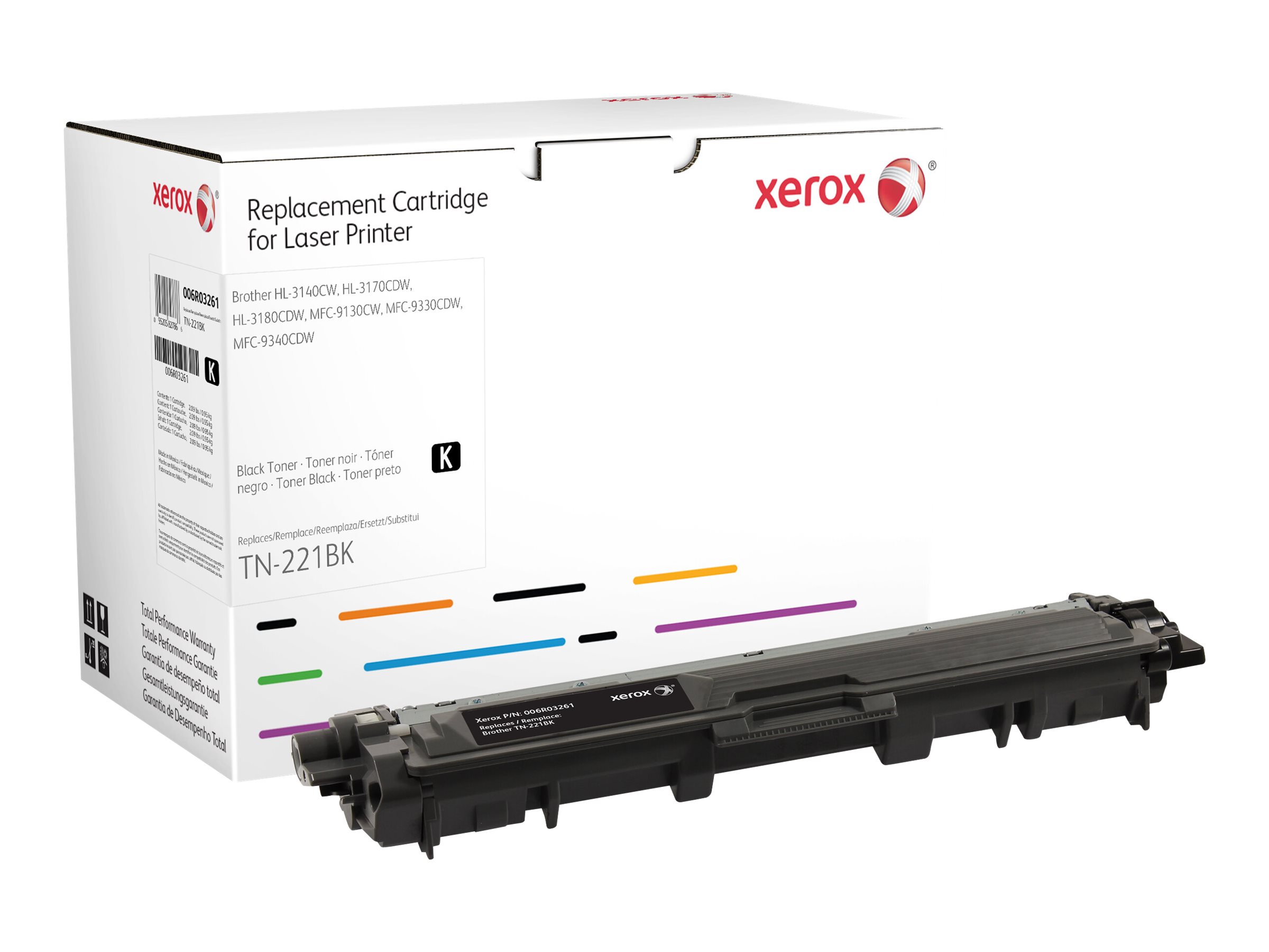 Xerox Brother HL-3180 - Noir - compatible - cartouche de toner (alternative pour : Brother TN241BK) - pour Brother DCP-9015, DCP-9020, HL-3140, HL-3150, HL-3170, MFC-9140, MFC-9330, MFC-9340 - 006R03261 - Autres cartouches de toner