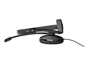 EPOS ADAPT 130 USB II - Micro-casque - sur-oreille - filaire - USB - noir - Optimisé pour la CU - 1000913 - Écouteurs