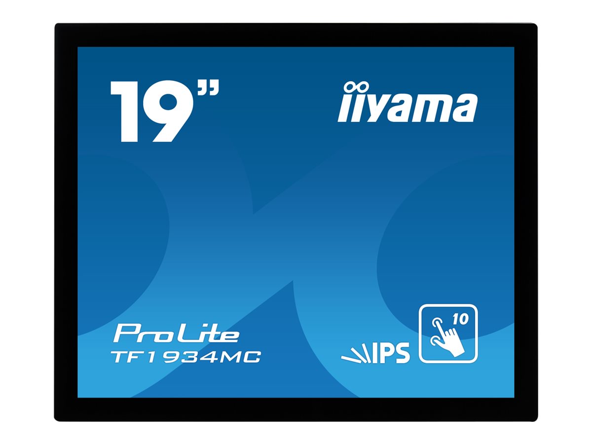iiyama ProLite TF1934MC-B7X - Écran LED - 19" - cadre ouvert - écran tactile - 1280 x 1024 - IPS - 350 cd/m² - 1000:1 - 14 ms - HDMI, VGA, DisplayPort - noir - TF1934MC-B7X - Écrans d'ordinateur
