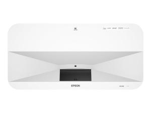 Epson EB-810E - Projecteur 3LCD - 5000 lumens (blanc) - 5000 lumens (couleur) - 16:9 - 4K - objectif à ultra-courte portée - IEEE 802.11a/b/g/n/ac sans fil / LAN / Miracast - blanc - V11HA99080 - Projecteurs numériques