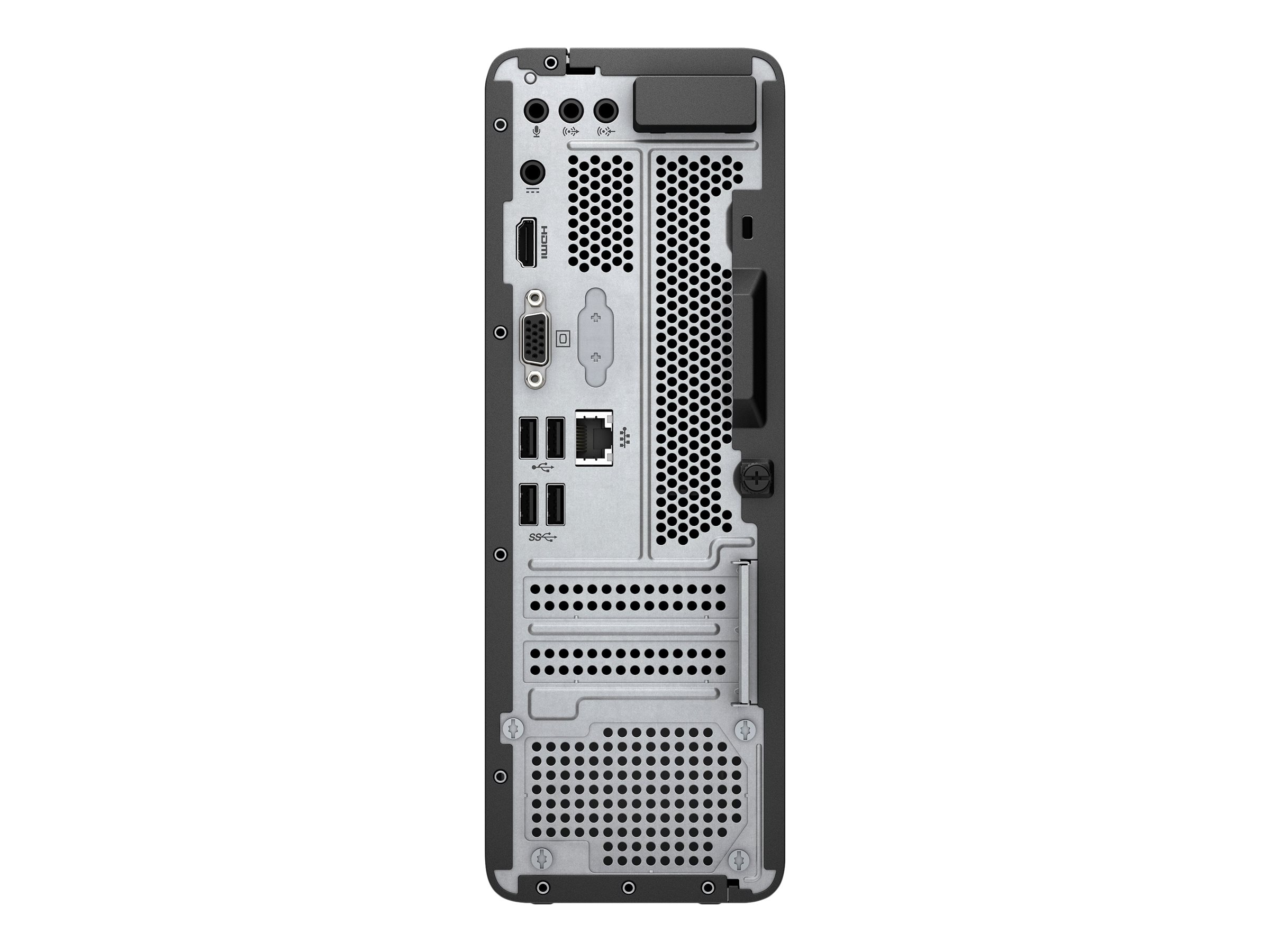 HP Slimline 290-a0000nfm - MT - A4 9125 / jusqu'à 2.6 GHz - RAM 4 Go - HDD 1 To - Radeon R3 - Gigabit Ethernet - 802.11a/b/g/n/ac, Bluetooth 4.2 - Win 10 Familiale 64 bits - moniteur : LED 21.5" 1920 x 1080 (Full HD) - clavier : Français - noir profond - 2DE58EA#ABF - Ordinateurs de bureau