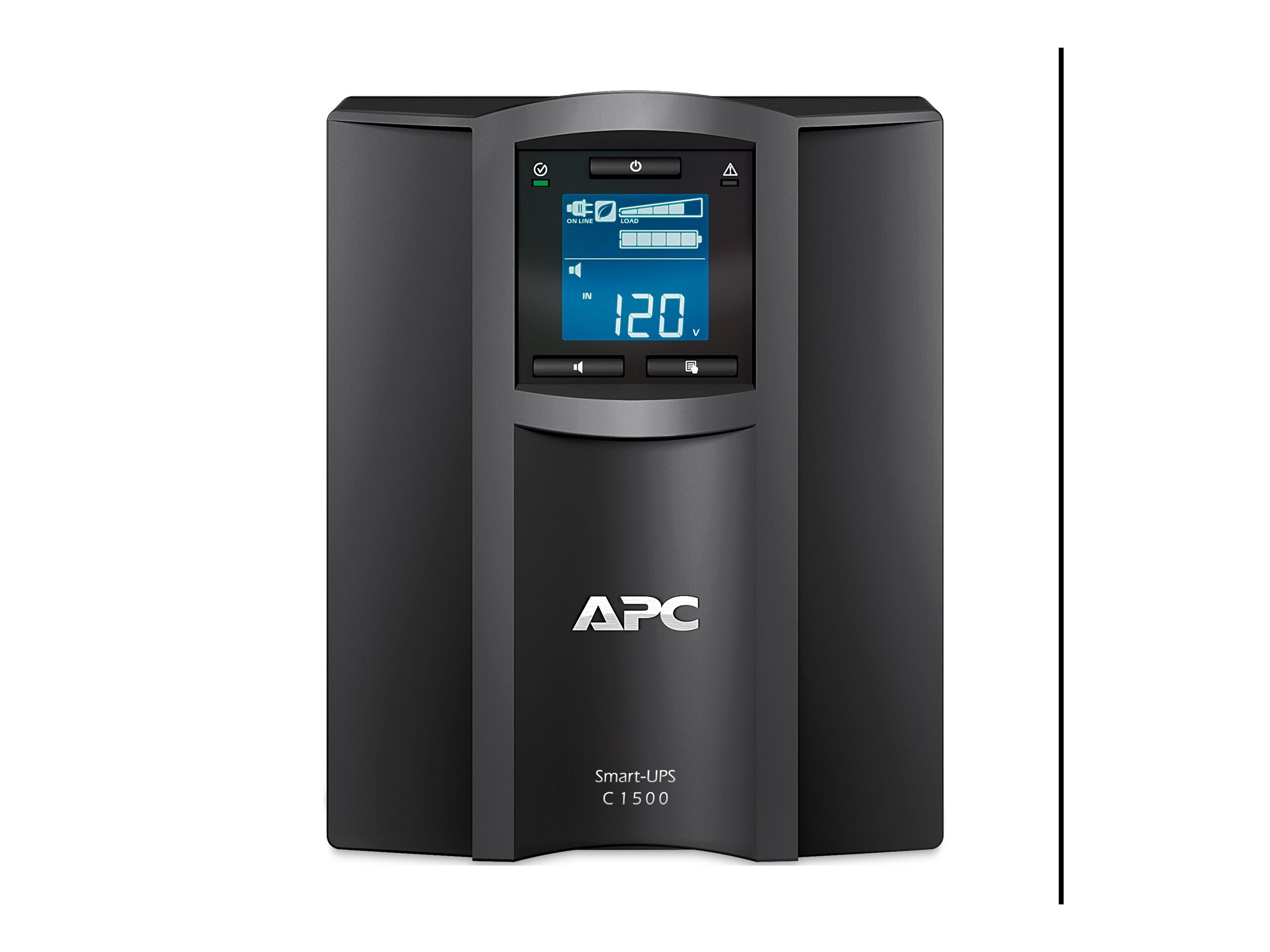 APC Smart-UPS C 1500VA LCD - Onduleur - CA 230 V - 900 Watt - 1500 VA - USB - connecteurs de sortie : 8 - noir - avec APC SmartConnect - SMC1500IC - UPS autonomes