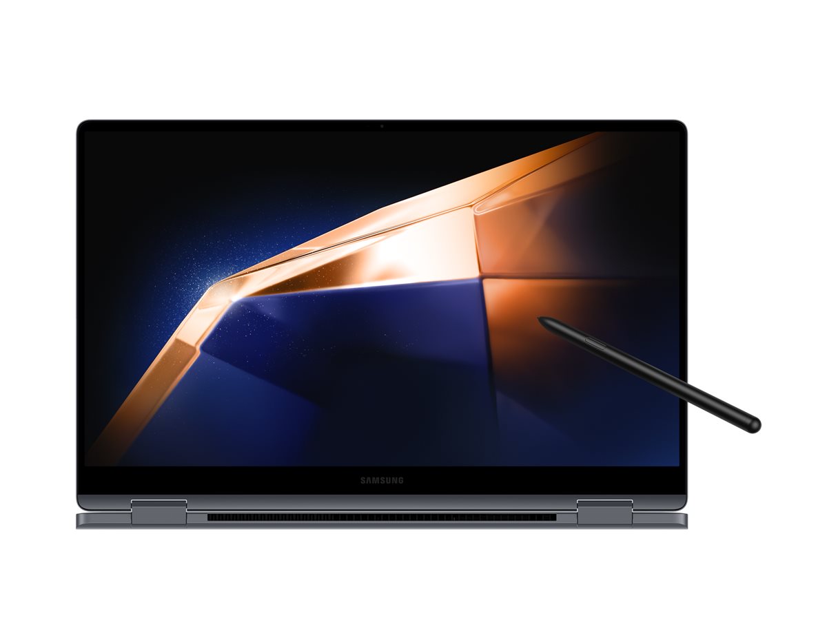 Samsung Galaxy Book4 360 - Conception inclinable - Intel Core 7 - 150U / jusqu'à 5.4 GHz - Evo - Win 11 Pro - Intel Graphics - 16 Go RAM - 512 Go SSD NVMe - 15.6" AMOLED écran tactile 1920 x 1080 (Full HD) - Bluetooth, Wi-Fi 6E - gris - NP754QGK-KG1FR - Ordinateurs portables