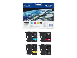 Brother LC985VALBP - Pack de 4 - noir, jaune, cyan, magenta - original - blister - cartouche d'encre - pour Brother DCP-J125, DCP-J140, DCP-J315, DCP-J515, MFC-J220, MFC-J265, MFC-J410, MFC-J415 - LC985VALBP - Cartouches d'imprimante