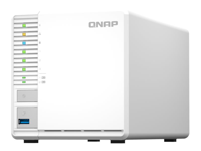 QNAP TS-364 - Serveur NAS - 3 Baies - SATA 6Gb/s - RAID 5 - RAM 8 Go - 2.5 Gigabit Ethernet - iSCSI support - TS-364-8G - NAS