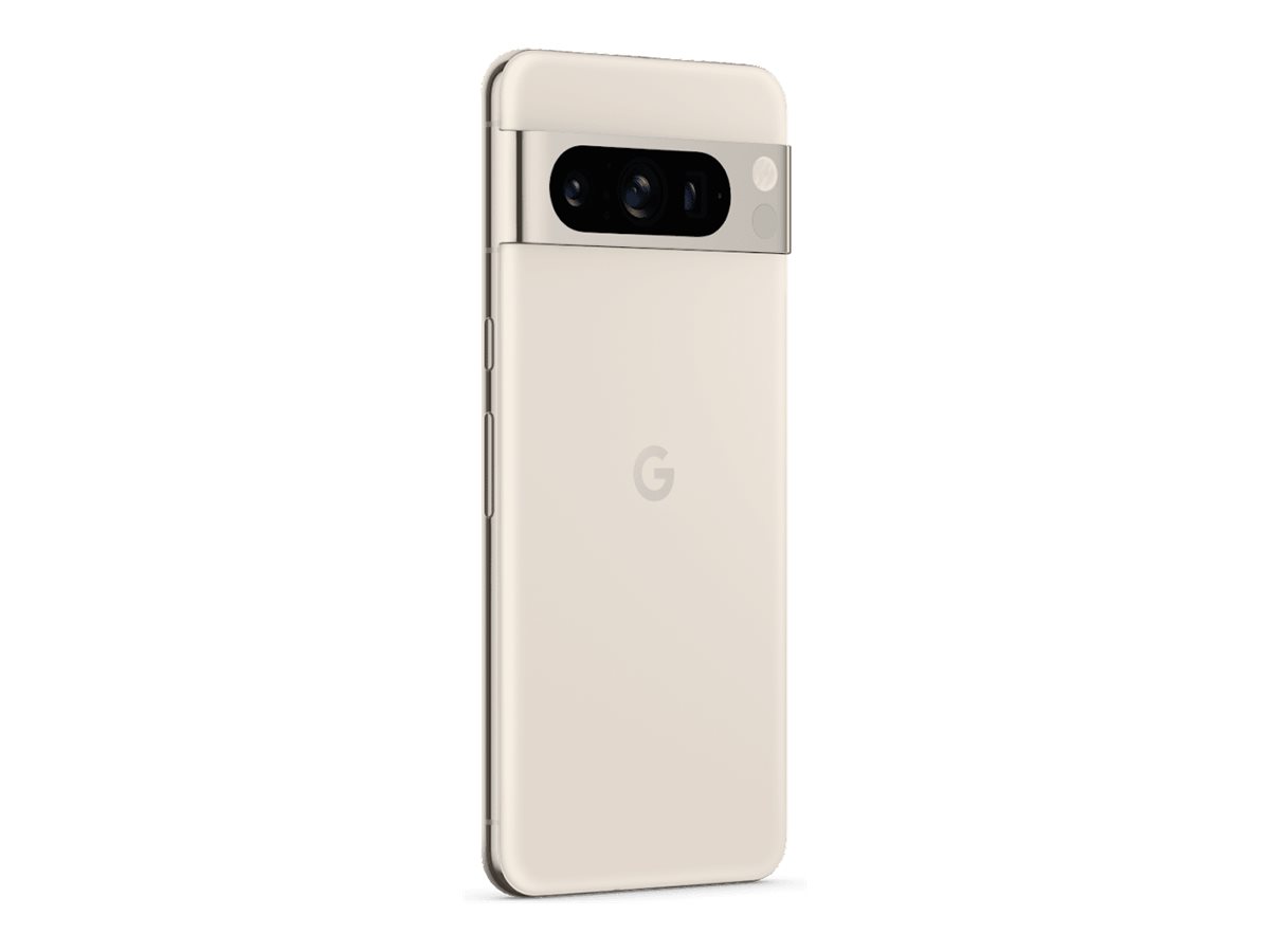 Google Pixel 8 Pro - 5G smartphone - double SIM - RAM 12 Go / Mémoire interne 256 Go - écran OEL - 6.7" - 2992 x 1344 pixels (120 Hz) - 3 x caméras arrière 50 MP, 48 MP, 48 MP - front camera 10,5 MP - porcelaine - GA04905-GB - Smartphones 5G