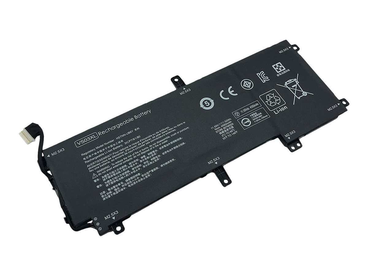 DLH - Batterie de portable (équivalent à : HP VS03XL, HP HSTNN-UB6Y, HP 849047-541, HP 849313-850, HP 849313-856) - lithium-polymère - 4250 mAh - pour HP ENVY 15-as - HERD4369-B049Y2 - Batteries spécifiques