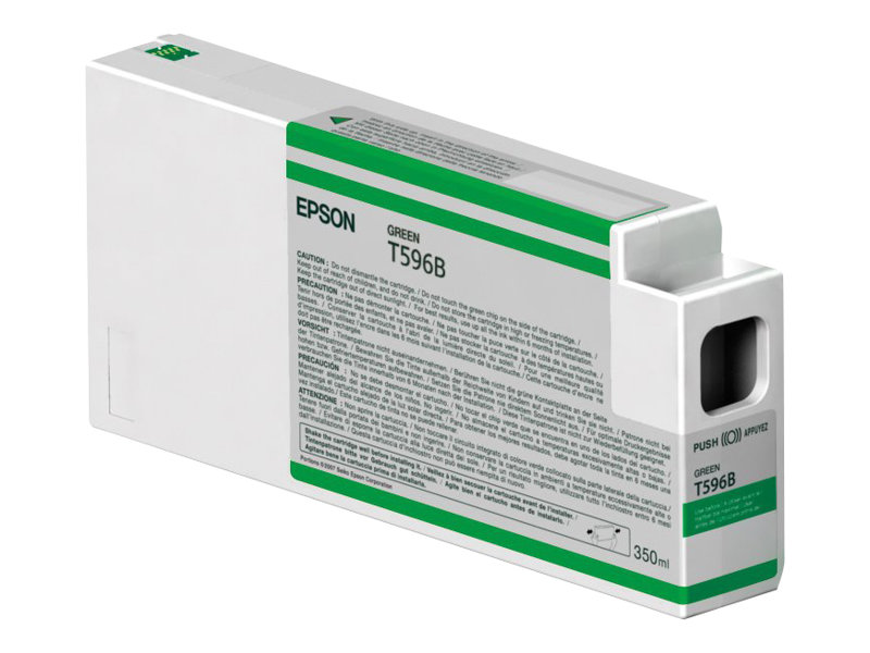 Epson T596B - 350 ml - vert - original - cartouche d'encre - pour Stylus Pro 7900, Pro 7900 AGFA, Pro 9900, Pro WT7900, Pro WT7900 Designer Edition - C13T596B00 - Cartouches d'imprimante