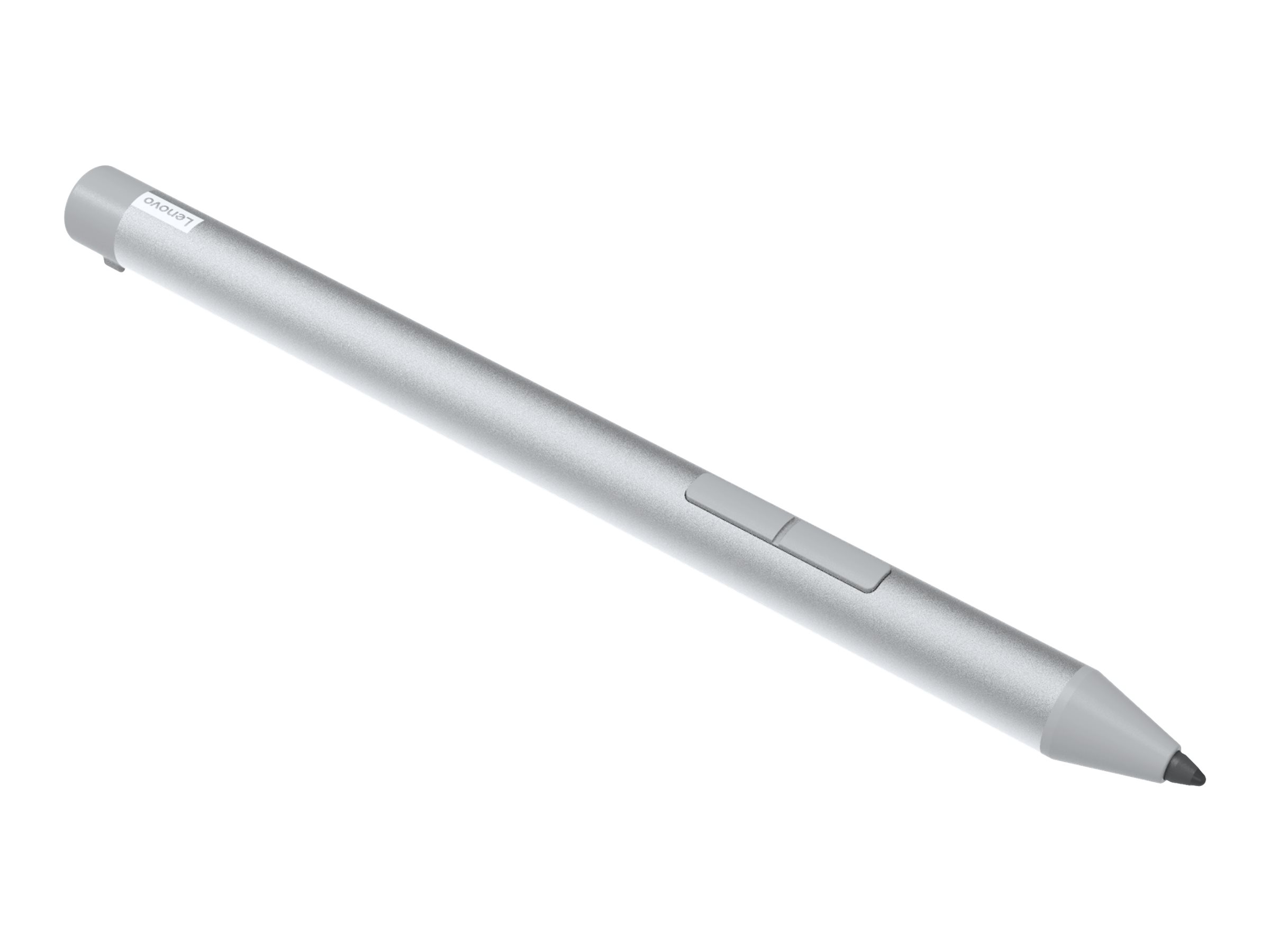 Lenovo Active Pen 3 - Stylet actif - gris brouillard - pour Tab K10; M10 Plus (3rd Gen); P11; P11 5G; P11 Plus; P11 Pro; Yoga Tab 11; 13 - ZG38C04479 - Dispositifs de pointage