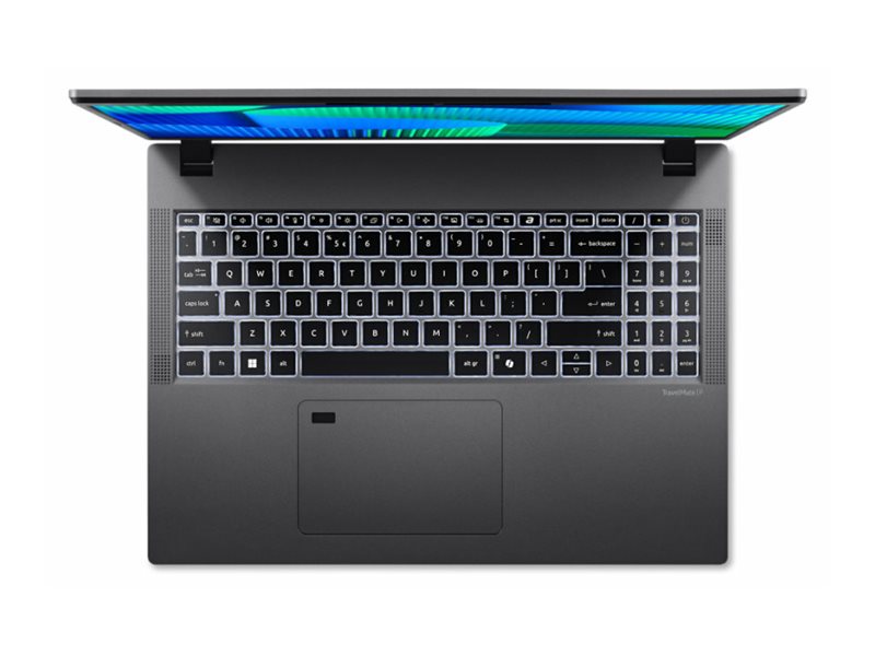 Acer TravelMate P2 16 TMP216-51-G2-TCO - Conception de charnière à 180 degrés - Intel Core 7 - 150U / jusqu'à 5.4 GHz - Win 11 Pro - Intel Graphics - 16 Go RAM - 512 Go SSD NVMe - 16" 1920 x 1200 - Gigabit Ethernet - Wi-Fi 6E - gris acier - clavier : Français - NX.B9GEF.004 - Ordinateurs portables