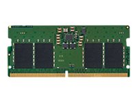 Kingston - DDR5 - module - 8 Go - SO DIMM 262 broches - 5600 MHz / PC5-44800 - CL46 - 1.1 V - mémoire sans tampon - ECC - KCP556SS6-8 - DDR5