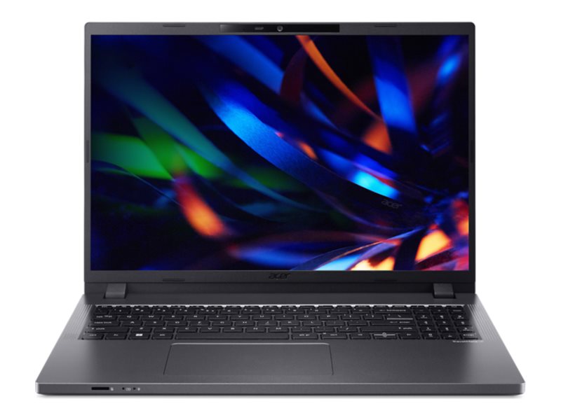 Acer TravelMate P2 16 TMP216-51G-TCO - Conception de charnière à 180 degrés - Intel Core i7 - 1355U / jusqu'à 5 GHz - Win 11 Pro - GF RTX 2050 - 16 Go RAM - 512 Go SSD NVMe - 16" IPS 1920 x 1200 - Gigabit Ethernet - Wi-Fi 6E - gris acier - clavier : Français - NX.B9PEF.004 - Ordinateurs portables