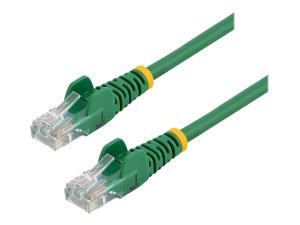 StarTech.com Câble réseau Cat5e UTP sans crochet - 5 m Vert - Cordon Ethernet RJ45 anti-accroc - Câble patch - Câble réseau - RJ-45 (M) pour RJ-45 (M) - 5 m - UTP - CAT 5e - sans crochet, bloqué - vert - 45PAT5MGN - Câbles à paire torsadée