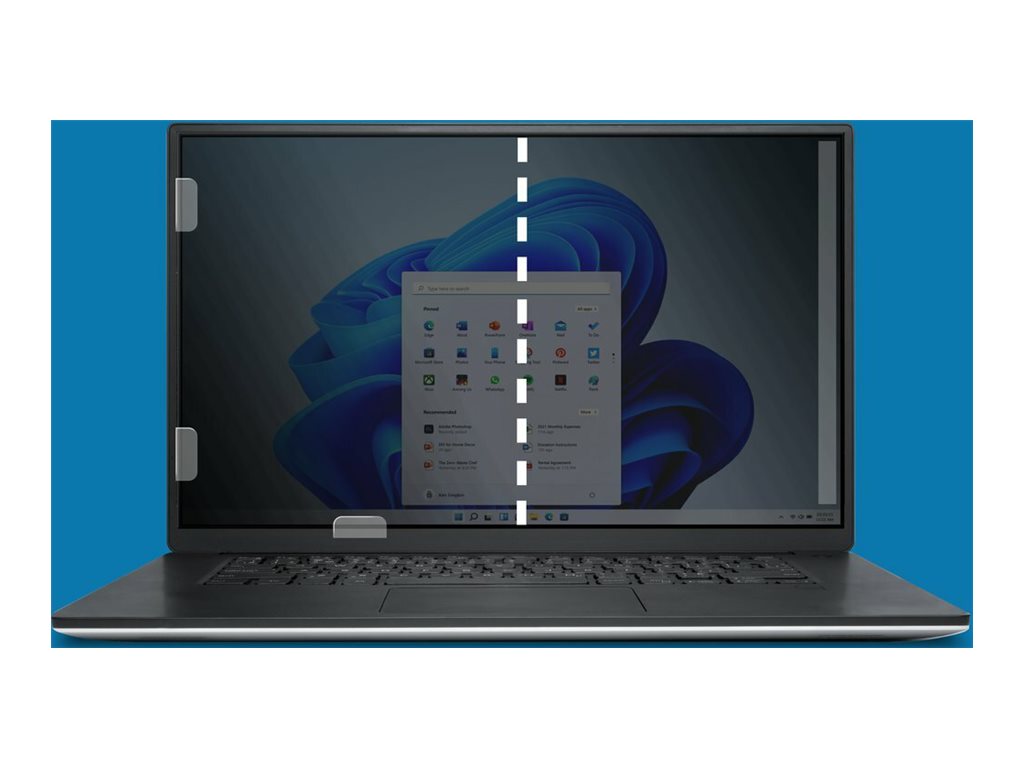 Kensington - Filtre de confidentialité pour ordinateur portable - à double sens - amovible - largeur 13,3 pouces - noir - 626458 - Accessoires pour ordinateur portable et tablette