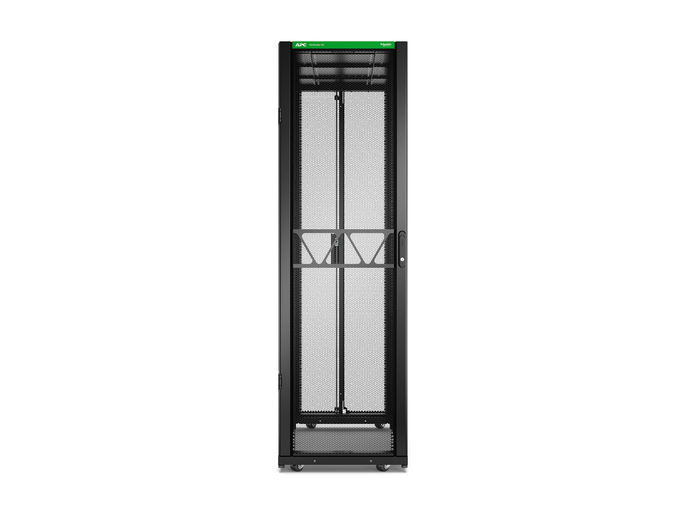 APC NetShelter SX Gen 2 - Rack armoire - H 1991 x L 600 x P 1200 mm, avec les côtés - sur le sol - noir - 42U - 19" - AR3300B2 - Accessoires pour serveur