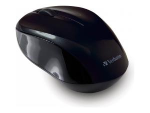 Verbatim Wireless Mouse GO NANO - Souris - optique - sans fil - RF - récepteur sans fil USB - noir - 49042 - Souris