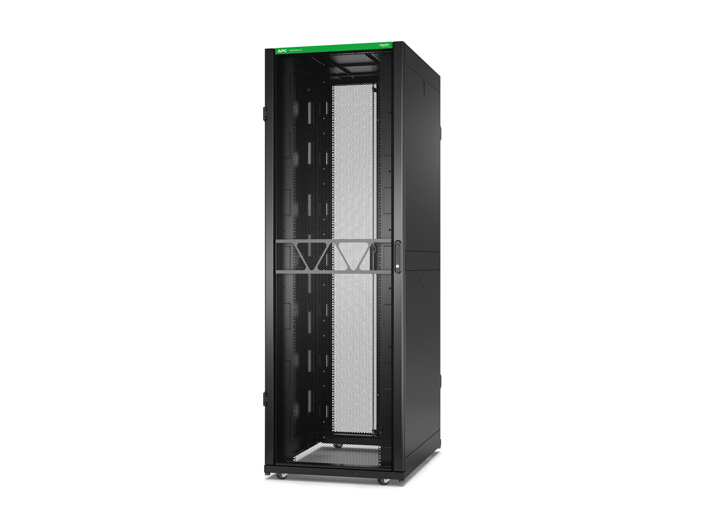 APC NetShelter SX Gen 2 - Rack armoire - H 2258 x L 750 x P 1070 mm, avec les côtés - sur le sol - noir - 48U - 19" - AR3157B2 - Accessoires pour serveur