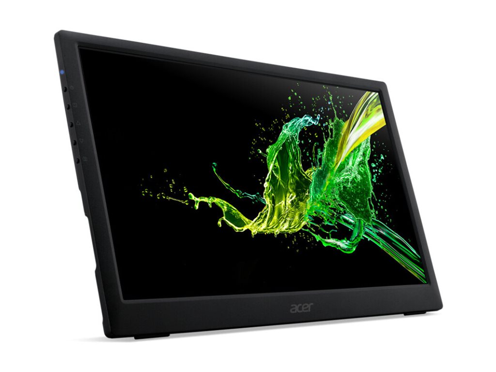 Acer PM161Q Bbmiuux - PM1 Series - écran LED - 16" (15.6" visualisable) - portable - 1920 x 1080 Full HD (1080p) @ 60 Hz - IPS - 250 cd/m² - 800:1 - HDR10 - 4 ms - Mini HDMI, 2xUSB-C - haut-parleurs - noir - UM.ZP1EE.B02 - Écrans d'ordinateur