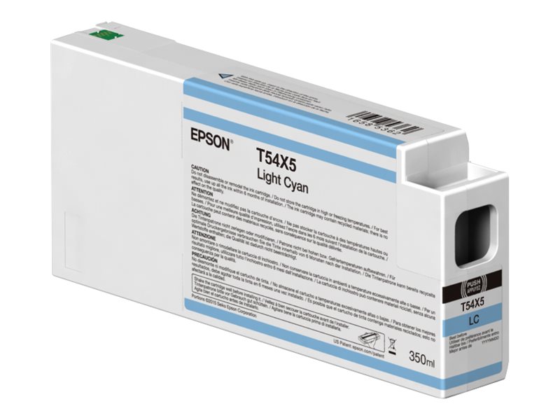 Epson T54X5 - 350 ml - cyan clair - original - cartouche d'encre - pour SureColor SC-P6000, SC-P7000, SC-P7000V, SC-P8000, SC-P9000, SC-P9000V - C13T54X500 - Cartouches d'imprimante