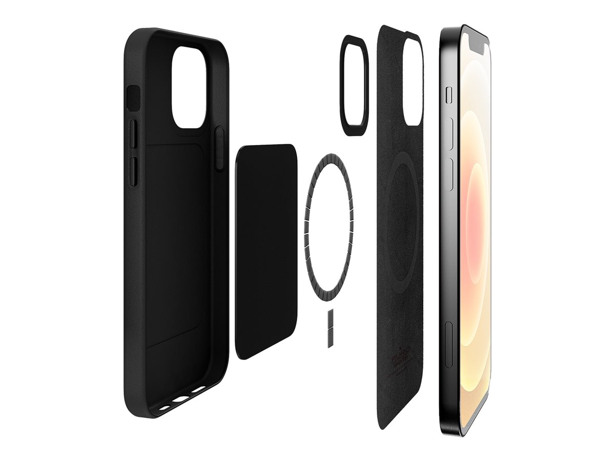 Puro SKYMAG - Coque de protection pour téléphone portable - compatibilité avec MagSafe - plastique - noir - pour Apple iPhone 12 Pro Max - PUROCOQSKYMS1267BK - Coques et étuis pour téléphone portable