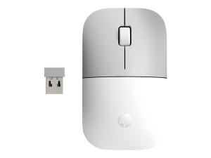 HP Z3700 - Souris - sans fil - 2.4 GHz - récepteur sans fil USB - blanc céramique - pour HP 21, 22, 24, 27; Portable 24, 27, 32, TP01 - 171D8AA - Souris