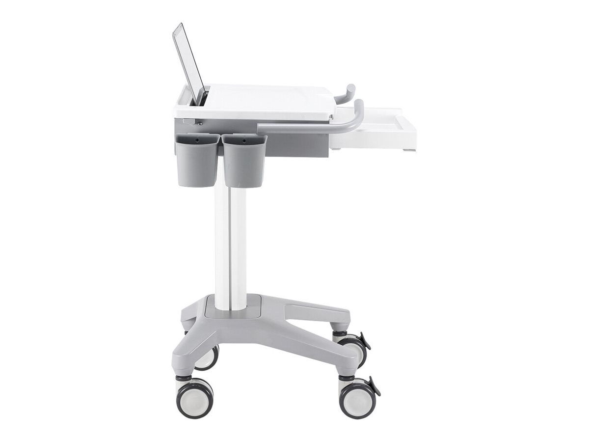 Neomounts MED-M200 - Chariot - pour Ordinateur portable / clavier / souris - médical - blanc - Taille d'écran : 10"-17" - MED-M200 - Accessoires pour ordinateur portable et tablette