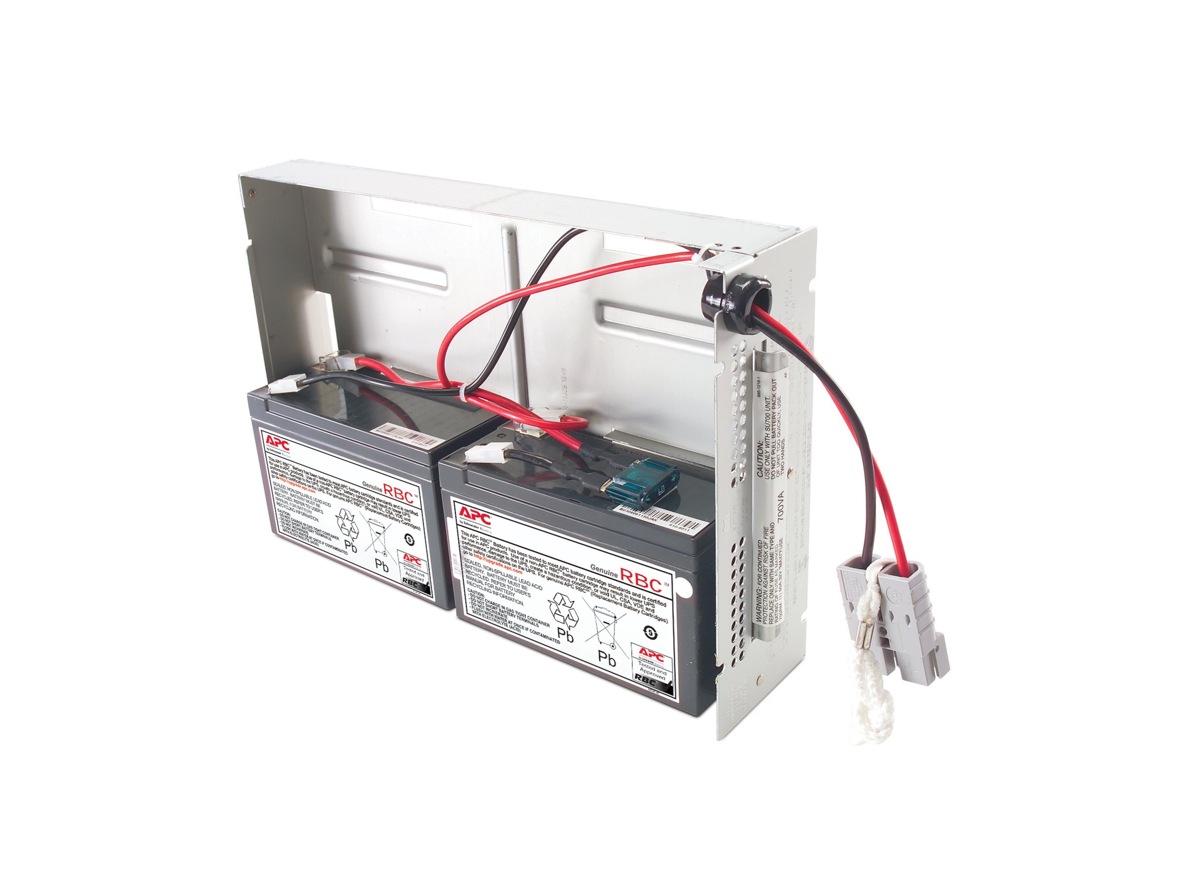 Cartouche de batterie de rechange APC #22 - Batterie d'onduleur - Acide de plomb - noir - pour P/N: SU700RMI2U-1EW, SU700RMI2U-2EW, SU700RMI2U-3EW, SUA750R2X122, SUA750R2X338 - RBC22 - Batteries UPS