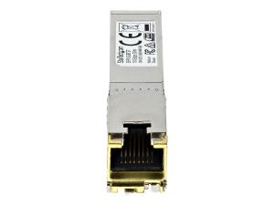 StarTech.com SFP RJ45 - 10GBase-T - Module SFP+ cuivre - 10 Gigabit - Conformes aux normes MSA - SFP 10g - 30 m - Module transmetteur SFP+ - 10GbE - 10GBase-X, 10GBase-T - RJ-45 - jusqu'à 30 m - Conformité TAA - pour P/N: PEX10GSFP - SFP10GBTST - Transmetteurs optiques