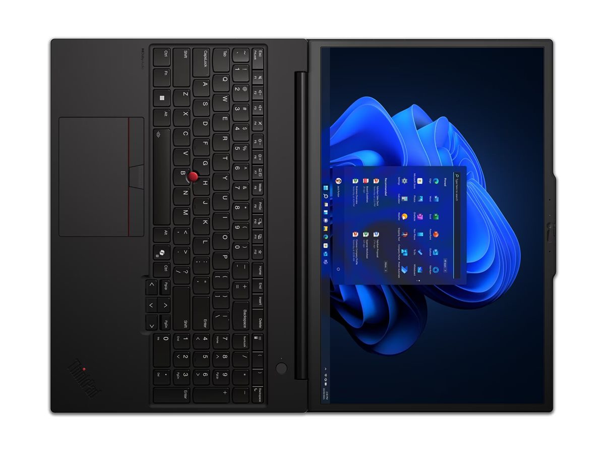 Lenovo ThinkPad P16s Gen 3 21KS - Conception de charnière à 180 degrés - Intel Core Ultra 7 - 155H / jusqu'à 4.8 GHz - Win 11 Pro - RTX 500 Ada - 16 Go RAM - 512 Go SSD TCG Opal Encryption 2, NVMe, Performance - 16" IPS 1920 x 1200 - Gigabit Ethernet - Wi-Fi 6E, Bluetooth - noir - clavier : Français - 21KS000RFR - Stations de travail mobiles