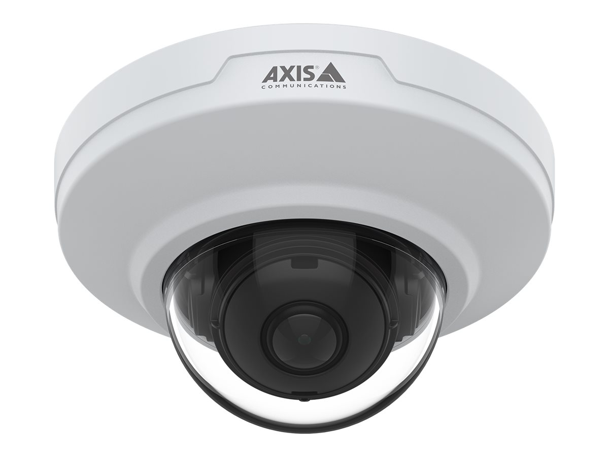 AXIS M30 Series M3086-V Mic - Caméra de surveillance réseau - dôme - résistant au vandalisme / résistant aux chocs / résistant à la poussière / résistant à l'eau - couleur (Jour et nuit) - 4 MP - 2688 x 1512 - iris fixe - Focale fixe - audio - LAN 10/100 - MJPEG, H.264, AVC, HEVC, H.265, MPEG-4 Part 10, MPEG-H Part 2 - PoE Plus Class 2 - 02832-001 - Caméras réseau