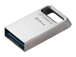 Kingston DataTraveler Micro - Clé USB - 64 Go - USB 3.2 Gen 1 - DTMC3G2/64GB - Lecteurs flash