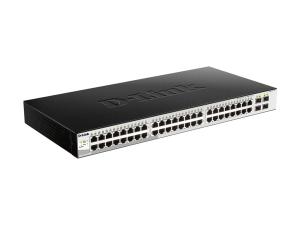 D-Link DGS 1210-52/ME - Commutateur - Géré - 48 x 10/100/1000 + 4 x Gigabit SFP - Montable sur rack - DGS-1210-52/ME/E - Concentrateurs et commutateurs gigabit