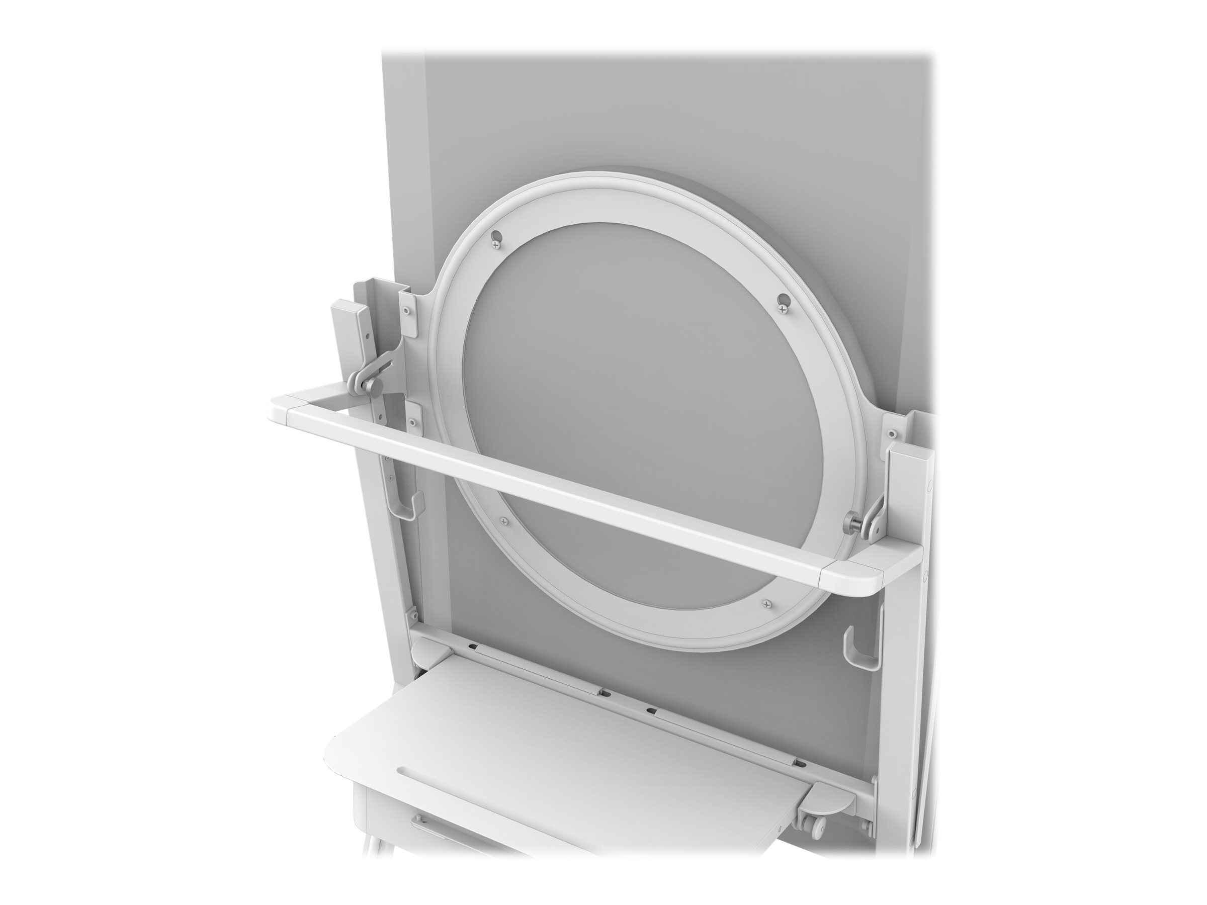 Vision VFM-F10 - Chariot - pour tableau blanc interactif - acier - blanc - Interface de montage : 350 x 350 mm - pour Microsoft Surface Hub 2S 50" - VFM-F10/HB - Montages d'équipement audio et vidéo
