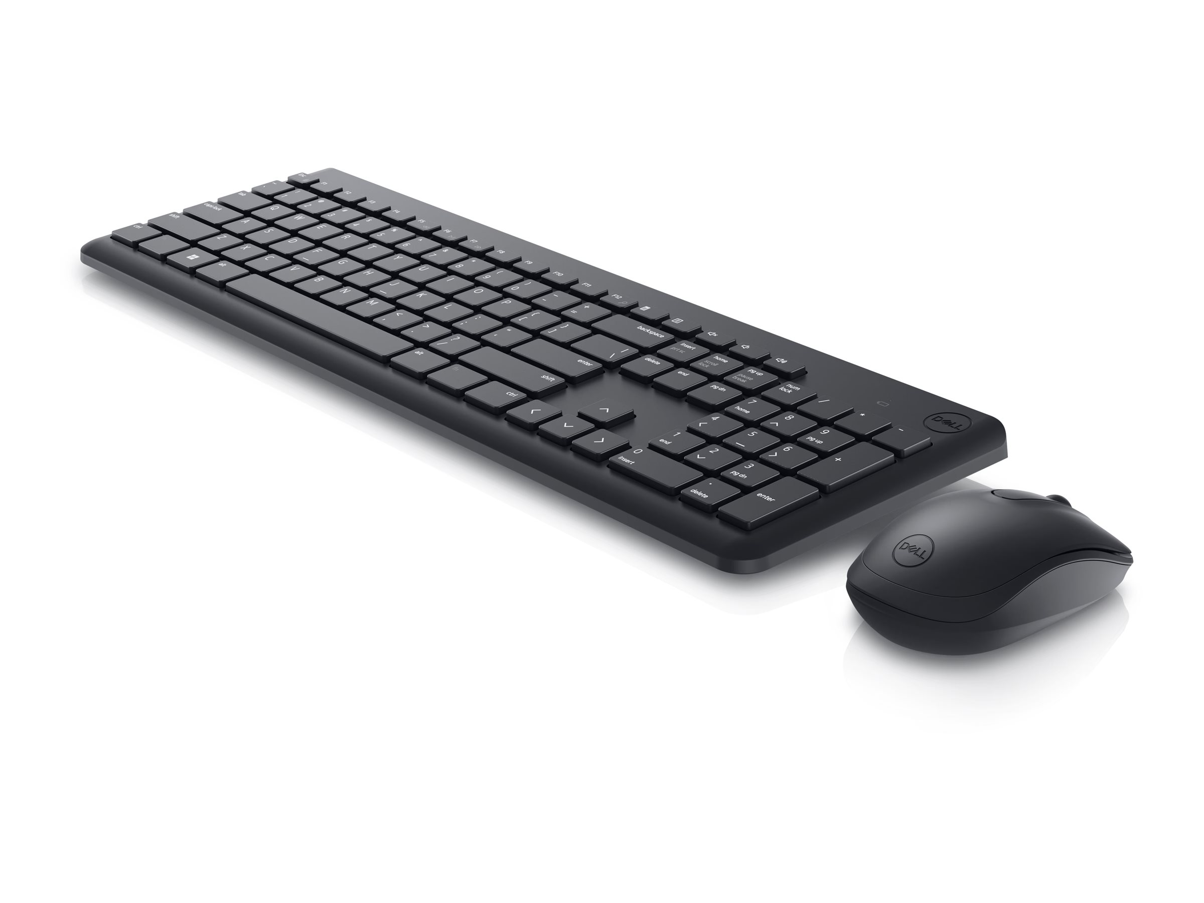 Dell KM3322W - Ensemble clavier et souris - sans fil - 2.4 GHz - AZERTY - Français - noir - avec 3 years NBD Advance Exchange - KM3322W-R-FRC - Claviers