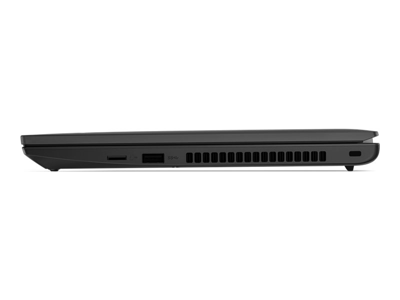 Lenovo ThinkPad L14 Gen 4 21H1 - Conception de charnière à 180 degrés - Intel Core i5 - 1335U / jusqu'à 4.6 GHz - Win 11 Pro - Carte graphique Intel Iris Xe - 8 Go RAM - 256 Go SSD TCG Opal Encryption 2, NVMe - 14" IPS 1920 x 1080 (Full HD) - Wi-Fi 6 - noir tonnerre - clavier : Français - avec 1 an de support Premier Lenovo - 21H1003HFR - Ordinateurs portables