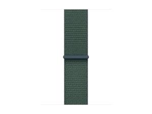 Apple Watch SE (GPS) - 2e génération - 40 mm - aluminium droit - montre intelligente avec boucle sport - deux couches de matières textiles tissées - vert lac - taille du poignet : 130-200 mm - 32 Go - Wi-Fi 4, Bluetooth - 26.4 g - MXEH3QF/A - Montres intelligentes