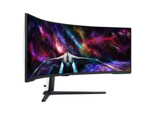 Samsung Odyssey Neo G9 S57CG952NU - G95NC Series - moniteur QLED - jeux - incurvé - 57" - 7680 x 2160 Dual UHD @ 240 Hz - VA - 1000 cd/m² - 1000000:1 - DisplayHDR 1000 - 1 ms - 3xHDMI, DisplayPort - noir, blanc - LS57CG952NUXEN - Écrans d'ordinateur