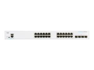 Cisco Business 250 Series CBS250-24T-4G - Commutateur - C3 - intelligent - 24 x 10/100/1000 + 4 x Gigabit SFP - Montable sur rack - CBS250-24T-4G-EU - Concentrateurs et commutateurs gigabit