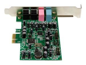 StarTech.com Carte son PCI Express 7.1 canaux pour son surround - 24 bit 192 KHz - Carte audio PCIe avec ports SPDIF et Mini-Jack 3,5 mm - Carte son - 192 kHz - 7.1 - PCIe - CM8828 - profil bas - pour P/N: BNDTB10GI, BNDTB210GSFP, BNDTB310GNDP, BNDTB410GSFP, BNDTB4M2E1, BNDTBUSB3142 - PEXSOUND7CH - Cartes son internes