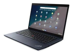Lenovo ThinkPad C14 Gen 1 Chromebook 21C9 - Intel Core i3 - 1215U / jusqu'à 4.4 GHz - Chrome OS - UHD Graphics - 4 Go RAM - 128 Go eMMC - 14" IPS 1920 x 1080 (Full HD) - Wi-Fi 6E - bleu abysses - clavier : Français - 21C90001FR - Netbook