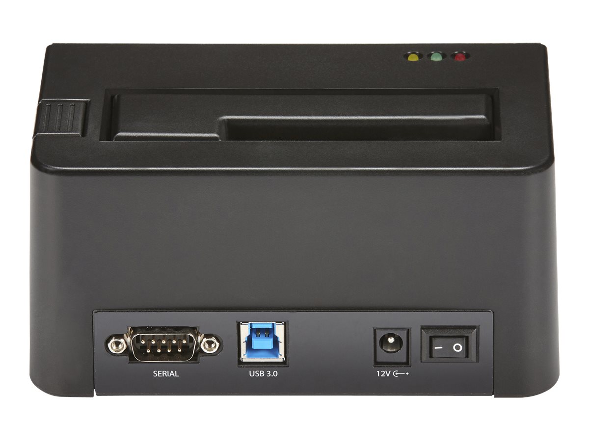 StarTech.com Station d'accueil USB 3.0 autonome pour HDD/SSD SATA I/II de 2,5" et 3,5" - Effacement de disque dur sécurisé - Effaceur de disque dur - noir - pour P/N: SVA12M5NA - SDOCK1EU3P - Accessoires de stockage