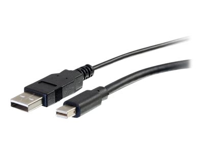 C2G 8in Mini DisplayPort Male to VGA + Audio Female Active Adapter Converter - Black - Convertisseur vidéo - Mini DisplayPort - VGA - noir - 84683 - Convertisseurs vidéo