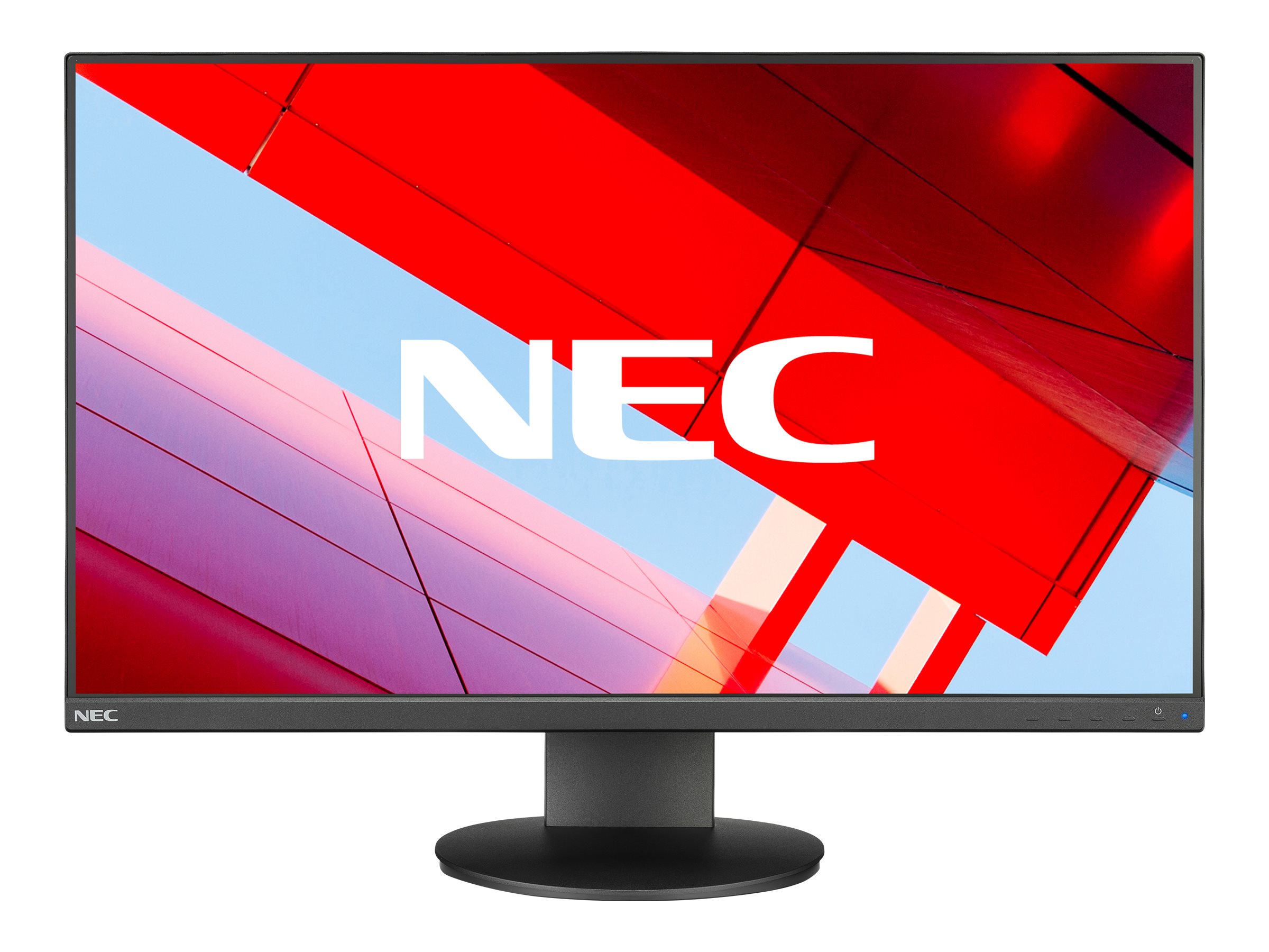 NEC MultiSync E243F - Écran LED - 24" (23.8" visualisable) - 1920 x 1080 Full HD (1080p) @ 60 Hz - IPS - 250 cd/m² - 1000:1 - 6 ms - HDMI, DisplayPort, USB-C - haut-parleurs - blanc - 60005204 - Écrans d'ordinateur