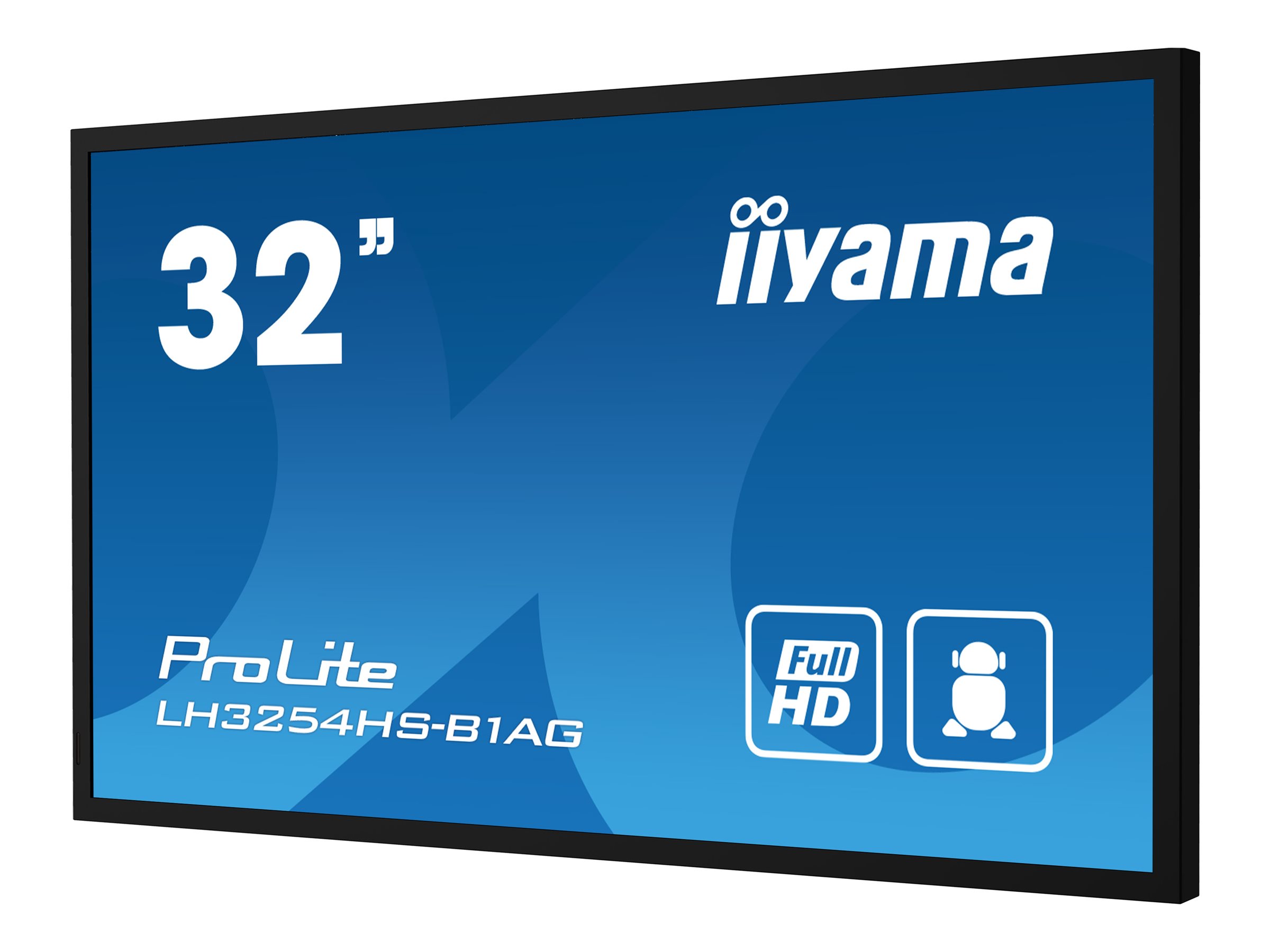 iiyama ProLite LH3254HS-B1AG - Classe de diagonale 32" (31.5" visualisable) écran LCD rétro-éclairé par LED - signalisation numérique - 1080p 1920 x 1080 - noir, finition matte - LH3254HS-B1AG - Écrans de signalisation numérique