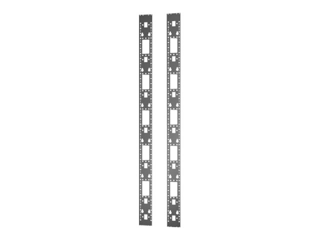 APC - Canal d'accessoire de rack (vertical) - noir - 42U (pack de 2) - ER7RCC42 - Accessoires de câblage