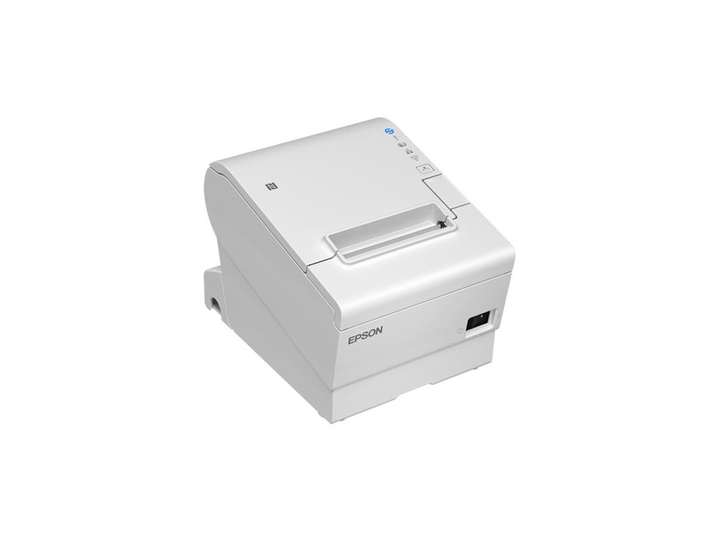 Epson TM T88VII (111) - Imprimante de reçus - thermique en ligne - Rouleau (7,95 cm) - 180 x 180 ppp - jusqu'à 500 mm/sec - USB 2.0, hôte USB 2.0, LAN, série - outil de coupe - blanc - C31CJ57111 - Imprimantes de reçus POS