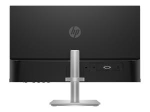 HP M24h - Écran LED - 24" (23.8" visualisable) - 1920 x 1080 Full HD (1080p) @ 75 Hz - IPS - 300 cd/m² - 1000:1 - 5 ms - HDMI, VGA - argent (support), tête noire - 76D15AA#ABB - Écrans d'ordinateur